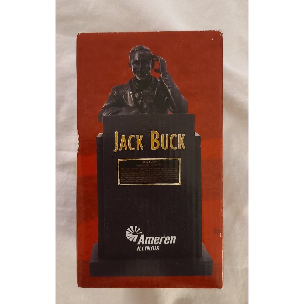 Jack Buck Statue Figurine St. Louis Cardinals MLB HOF Voice Chip Original Box